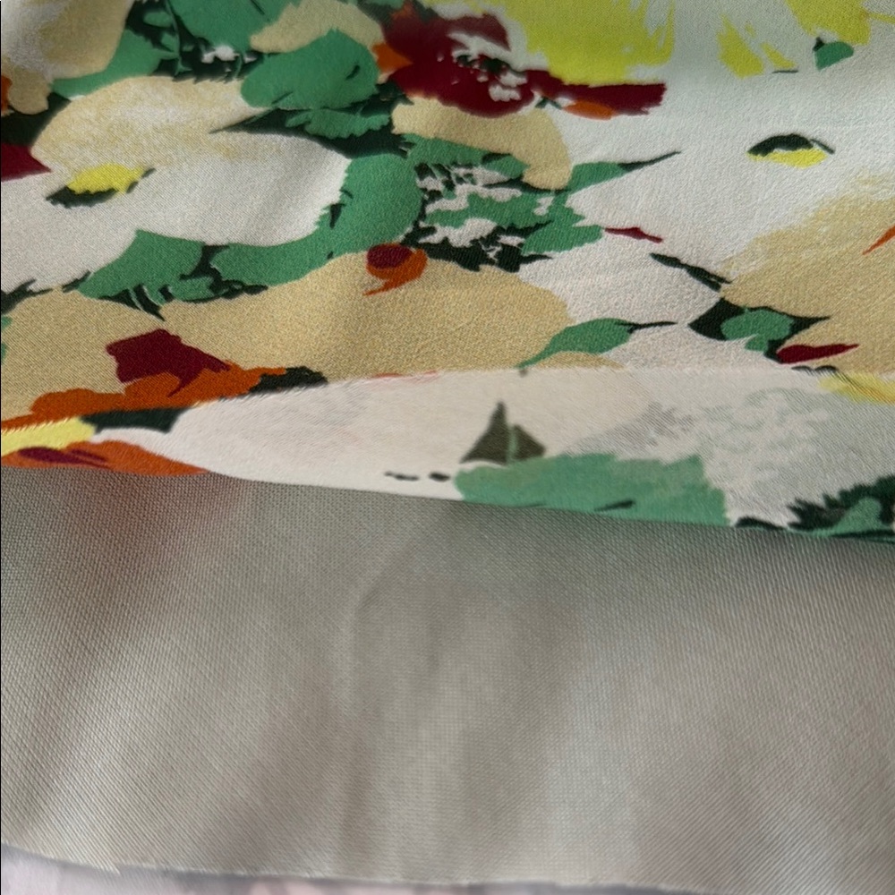 Anthropologie Floral Print V-Neck Women's Dress - Picture 14 of 16